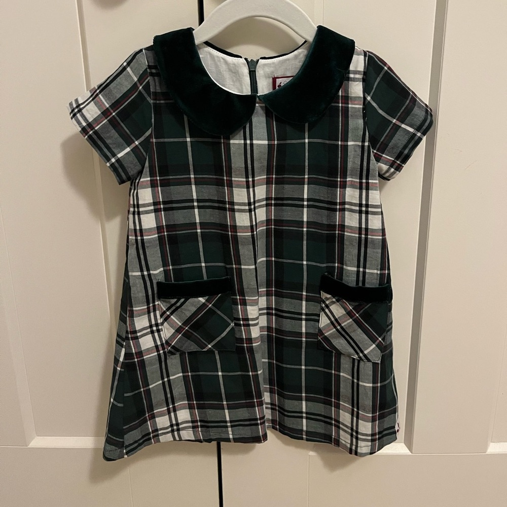 Sweet Honey Plaid Dress